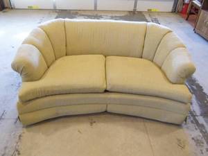 Curved Loveseat