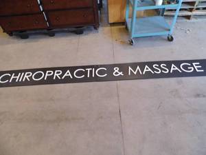 Chiropractic & Massage Sign