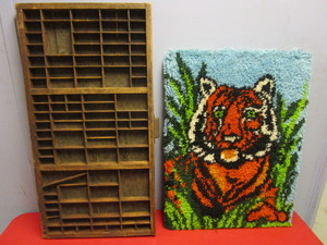 lot 406 image: VINTAGE LETTERPRESS TRAY