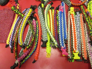 lot 445 image: WOVEN BRACELETS, OTHER BRACELETS AND NECKLACES