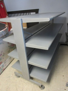 lot 448 image: COMMERCIAL ROLLING SHELF UNIT