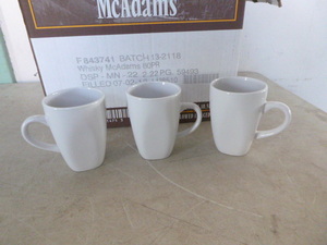 23 White Coffee Mugs
