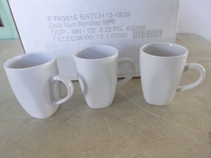 2 Dozen White Coffee Mugs