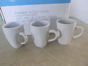 2 Dozen White Coffee Mugs