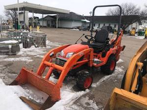 lot 16 image: 2014 Kubota Model BX25D Sub Compact Tractor Loader Backhoe
