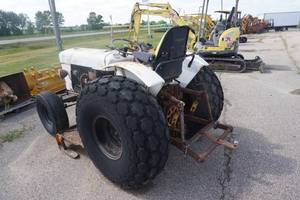 lot 17 image: Satoh Model S-650 G Utility Tractor With Belly Mower
