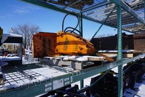 lot 25 image: Stanley Brand Universal Mount Bobcat Skid Loader Skid Steer Jack Hammer Attachment