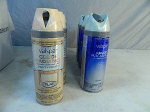 lot 85 image: 11 New Cans of Valspar Spray Paint