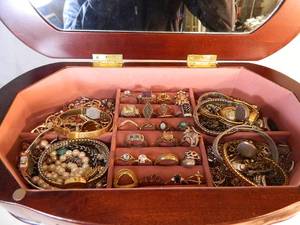 lot 11 image: Large Jewlery Box and More