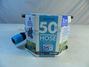 lot 25 image: New Aqua Joe 50 Foot Expandable Hose