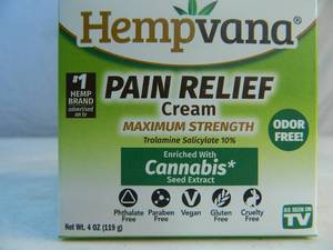 lot 30 image: New HempVana Pain Relief Cream