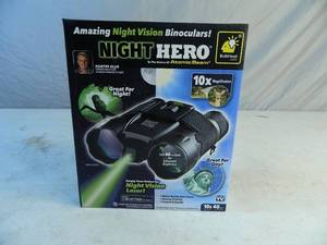 lot 33 image: New Night Hero Night Vision Binoculars