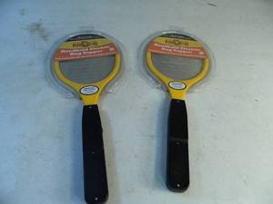 lot 43 image: 2 New Handheld Electric Bug Zappers
