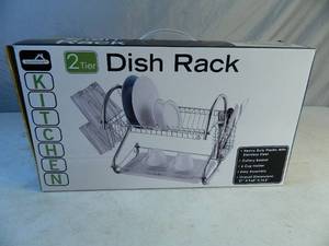 lot 44 image: New 2 Tier Dish Rack