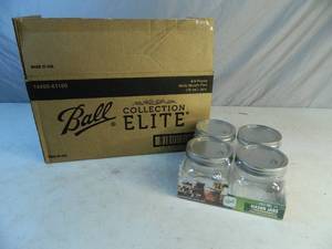 lot 69 image: Case of 16 New Ball Mason Jars with Lids