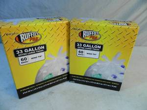 lot 79 image: 120 New 33 Gallon Garbage Bags