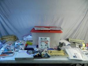 lot 128 image: 3 Totes of Craft Items