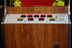 lot 1 image: 1980 Dodge City upright slot machine