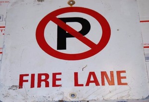 lot 7 image: Fire Lane signage