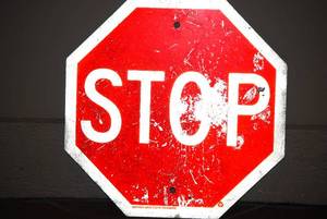 lot 25 image: (Retired) Trail STOP sign