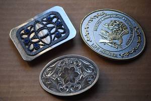 lot 78 image: Belt buckles