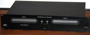 lot 34 image: American Audio dual cd player DCD-PRO210