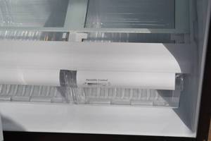 lot 5 image: GE stainless steel refridgeratorfreezer