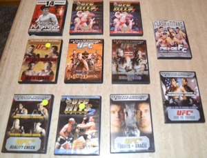 lot 40 image: Lot of Mixed Martial arts dvds