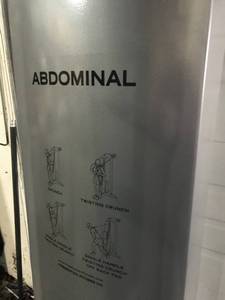 lot 1 image: Freemotion Selectorized Abdominal Cable Machine