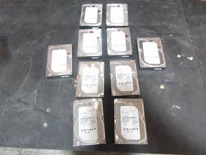 Lot of 10x 2 Terabite Hard Drives Tested