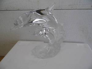 Lead Crystal Dolphin Figure