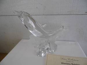 Lead Crystal Dolphin Figure