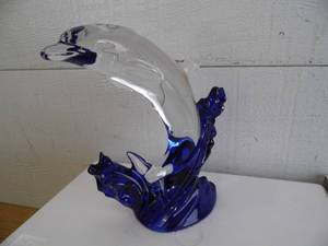 Lead Crystal Dolphin Figure