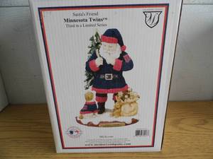 Twins Santas Friend
