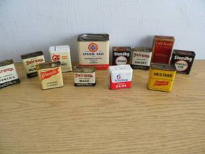 Tin Spice Containers
