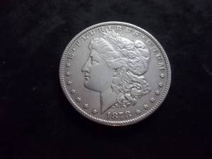 1878-7 Over 8 Double Die  Morgan Silver Dollar