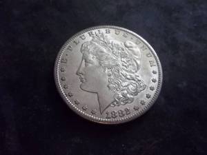 1882 S Morgan Silver Dollar