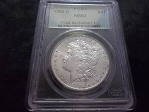 1882 O Morgan Silver Dollar