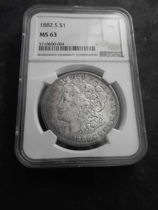 1882 S Morgan Silver Dollar