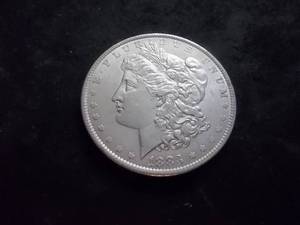 1883 O Morgan Silver Dollar