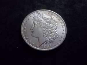 1885 O Morgan Silver Dollar