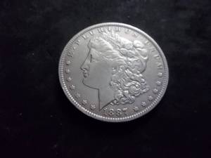 1887 O Morgan Silver Dollar