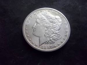 1887 S Morgan Silver Dollar