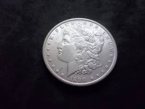 1890  Morgan Silver Dollar