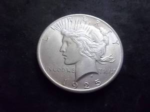 1925 Peace Silver Dollar
