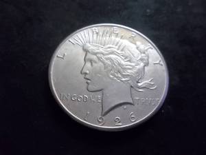 1926 Silver Peace Dollar