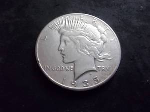 1935 Peace Silver Dollar