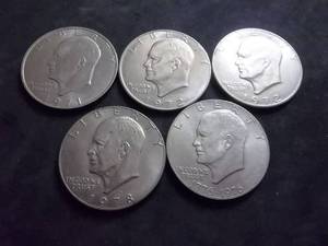 5-Ike Dollars 1971-1978