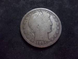 1897 Barber Half Dollar