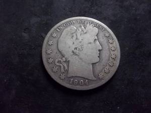 1904 S Barber Half Dollar